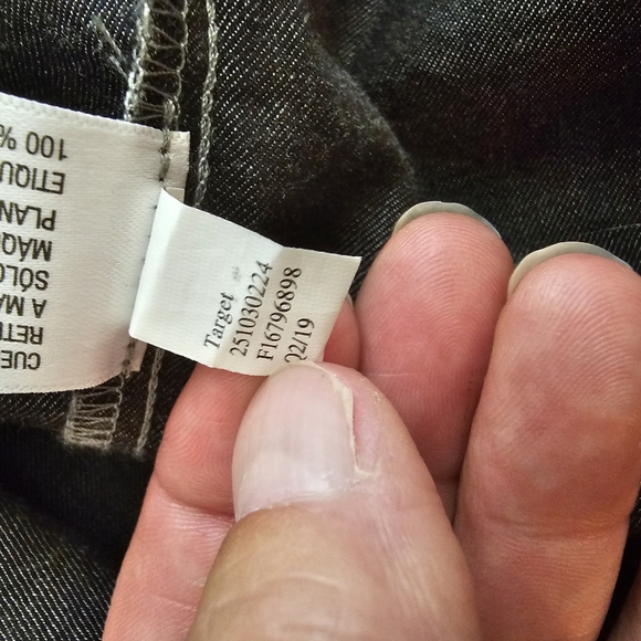 3.1 Phillip Lim Target Button Front Shirt 100% Cotton Black Gray Men's XL NWT - Picture 9 of 9